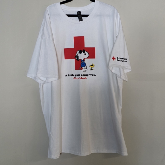 Peanuts x American Red Cross Mystery Shirt XXL - Picture 1 of 5